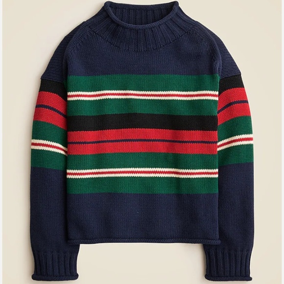Jcrew The 2025 Rollneck™ sweater in rugby stripe - Picture 3 of 3